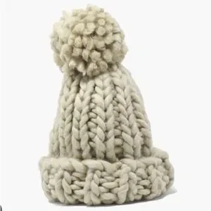 SALE! Wyeth super soft slouch beanie NEW! Wyeth super pale pink / cream slouch Pom beanie | eBay main image 2